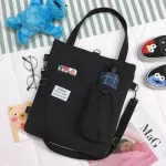 Duo Women Pge Print Cute Canvas Bag Handbag Japanese Literary Oulder Bag Ca Ng Girl Crossbody