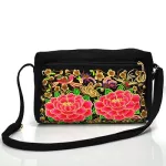 Ca New Women Chinese Style Crossbody Bag Ethnic Brdered Oulder Bags Lady Canvas Mobile Phone Sml Cns Se Bags