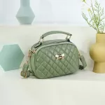 Bee Bags Handbag Women Pu Leather Oulder Bags Crossbody Bag Plaid Mesger Bag Ladies