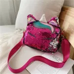 Loc Stoc Handbags For Girls Travel Women Cartoon Printing Oulder Bags Sequins Leather Luxury Crossbody Bag