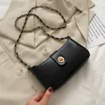 New Mure Crossbody Bags for Women Chain Chain Strap Solid Oulder Bag Ses and Handbags Designer Pu Leather Women Bags