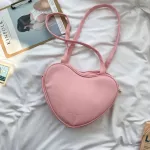 New Design Girls Cute Le Heart S Tote Handbags Pu Leather Cur Ley Ladies Oulder Bags Hi Quity LELY BAG