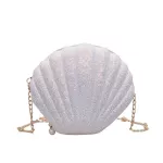 Women Girls Little Mermaid Seaell Se Cross-Body Oulder Bags Glitter Sequins Chain Ning Se Fme Sac Bs
