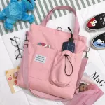 Duo Women Pge Print Cute Canvas Bag Handbag Japanese Literary Oulder Bag Ca Ng Girl Crossbody