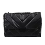 BRDERY THREAD SML PU Leather Crossbody Bags for Women Trend Hand Bag Women's Branded Trending Oulder Handbags