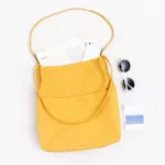 Women Canvas Oulder Bag Solid Exterior Pocets Fe Reusable Ng Bags Tote Ladies' CN Canvas Cloth Handbag