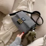 Brand Designer Women Lattice Oulder Crossbody Bag Tperament SML Square PGE Chic Portable Clutch Tide