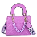 Handbag Women Famous Brand Classic Quilted Design Hand Bag Women Oulder SE PU Leather Oulder Bag Fe Crossbody Bag