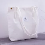 Women Corduroy NG BAG FE Canvas Cloth Oulder Bag Environment Storage Handbag Reusable Foldable Eco Grocery Totes