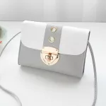 New Pu Leather Crossbody Bags For Women Sml Oulder Mesger Bag Fe Luxury Chain Handbags And Ses