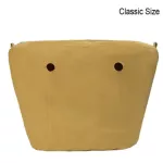 Classic Mini Size Waterproof Solid Canvas Insert Insert Insert Zier Poce for Obag O Bag Handbag Silicone Bag