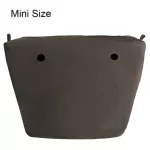 Classic Mini Size Waterproof Solid Canvas Insert Inner Ing Insert Zier Pocet For Obag O Bag Handbag Silicone Bag