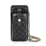 Women's Diagon Cross Leather Eepn Bags New SML Mobile Phone Bag Mini Genuine Leather Brand Rhombus Oulder Bag
