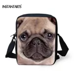 Instantarts Cute Anim Pomeranian Dog Print Women Mini Crossbody Bags Hi Quity Fe Mesger Bag Brand Designer Handbags