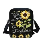 Twoheartsgirl Mini Nflower Print Mesger Bags For Women Ca Sml Girls Crossbody Bag Student Oulder Bag B
