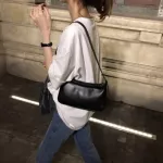 Iwood L Wax Leather Women Oulder Bags Lady Baguette Bags Retro Armpit Bags Handbag Bolsas Finina