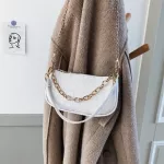 Sml Bag Fe New Orean Version Versa Texture Crossbody Bag Underarm Bag Baguette Bag