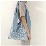 Boho Chic Wide Strap Slouch Bag Women Bohian Style Printing Mesger Bag Teenager Ca Big Size Hiie Gypsy Fabric Handbag