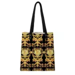 Customized European Pattern Print Women Oulder Bag Soft PU Leather Handle Bags Ladies Tassel Tote Handbag Women's Handbag