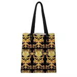 Customized European Pattern Print Women Oulder Bag Soft Pu Leather Handle Bags Ladies Tassel Tote Handbag Women's Handbag