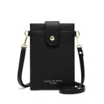 Women Handbag Solid Cr Leather Oulder Strap Bag Mobile Phone Bag Card Holders Wlet Ss Crossbody Bag for Girls