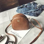 Women Handbag Mesger Bags Pu Leather Bag Lady Crossbody Mini Bag Fe Crown Ning Bags