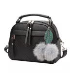 PU Leather Handbag for Women Girl Tassel Bags with Bolsa Fe Oulder Bags Ladies Party Cros Bag