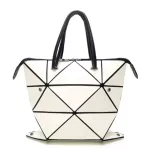 Diamond Women Bags Folding Bag FE PLAID Laser Handbags Geometric Oulder Mesger Bags for Women