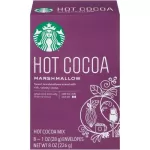 Starbucks Hot Cocoa Mix Marshmallow (USA Imported) สตาร์บัคส์ โกโก้ ผงปรุงสำเร็จ มาร์ชแมลโลว์ 28g. x 8sachets