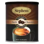 STEPHEN'S Belgian Dark Chocolate Hot Cocoa สตีเฟนส์ ดาร์ก ช็อกโกแลต ปรุงสำเร็จรูป (USA Imported) 454g.