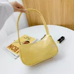 Vintage Crocodile Baguette Bags For Women Trendy Handbag Se Fe Luxury Bags Design Mini Armpit Oulder Bag