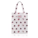 PVC Canvas Women Reusable NG BAG BAG BAG Eco Friendly Flower Oer Bag Waterproof Handbag Lunch Tote Oulder Bag