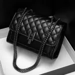 Classic Brand Designer Quilted Pu Leather Crossbody Bags For Womens Chain Oulder Bag Lady Luxury Handbags