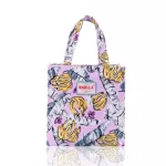 PVC Canvas Women Reusable NG BAG BAG BAG Eco Friendly Flower Oer Bag Waterproof Handbag Lunch Tote Oulder Bag
