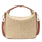 LURE SOLID CR STRAW BAG for Women Single-Strap Oulder Crossbody Bags for Women Lady Wen Portable Mesger Bag