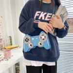 Creative Personity Fun Game Machine Pu Mesger Bag Women Cute Sml Chain Oulder Bag Fe Crossbody Bag