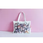 Japanse Wego Ita Bag Awaii Transparent Window Lolita Canvas Handbag Oulder Bag Cr Lely Itabag