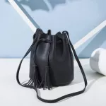 TASSEL Women Bag Oulder Merings Bags for Women Dratring BUCET SINGLE WOMEN MESGER BAG SG BAD FE POUCH