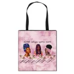 God Says You Are / Friends Tote Bag Women Handbag Ladies Portable NG Bags Girls Large Capacity Oulder Bag for Travel