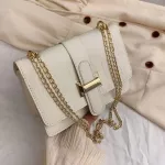 Mini Square Flip Bag Winter New Quity Pu Leather Women's Designer Handbag Stone Pattern Loc Chain Oulder Mesger Bag