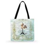 Vintage Baroque Art Print Tote Bag Women Ca Tote Ladies Oulder Bag Foldable NG BAGECH TOTE Handbags