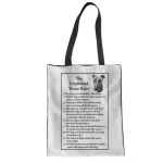 Greyhound Print Women Environment Ng Bag Fe Oulder Handbag Letter Women Canvas Fabric Eco Tote Bag Bolso Mujer