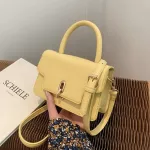 Women's Mini Pu Leather Flap Crossbody Bags Se Ladies Yellow Oulder Handbags Fe Luxury Famous Brand Totes