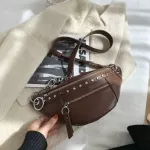 New Niche Design Rivet Ch Bag Fe Bag Ins New Wt Bag L-Match Mesger Bag Width 35cm