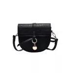 Women Tor Pattern Er The Crossbody Bag Crocodile Sicircle Saddle Bags Soft Leather Bags for Ladies Handbags