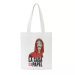 New Money Heist Oulder Canvas Bags LA CASA de Papel Camiseta NG BAG DI MAS CASA DPAPEL HARU COOL WOMEN BAG