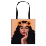B Girls Design Handbags Women B Art Latin African/afro Girl Print Lady Hand Bag Wlet Fe Big Ng Bag