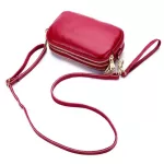 -Layer Zier Cow Leather Oulder Bag Women's Luxury Handbags Crossbody Bag Women Phone Mesger Wlet SML BAG