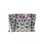 Chain Bag Laser Folded Handbags Pu Leather Bag Famous Designer Geometric Oulder Bag For Women Raindrop Tote Bags
