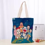 Doraon Tote Bag Handbag Oulder Pouch Foldable Canvas Ng Bags Reusable Women Canvas Oulder Bag A0521
